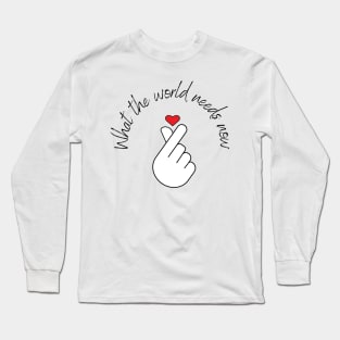 Love and heart sign Long Sleeve T-Shirt